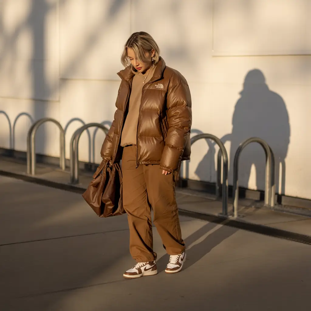 cozy winter outfits casual simple Earthy Brown Tones for Cozy Streetwear