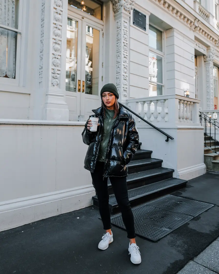 cute winter outfits baddie Glossy Streetwear Attitude