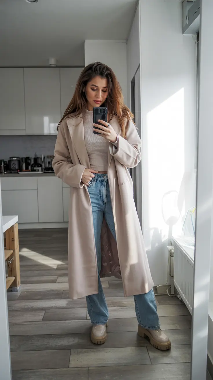 fall outfits ideas for women Modern Neutral Layers