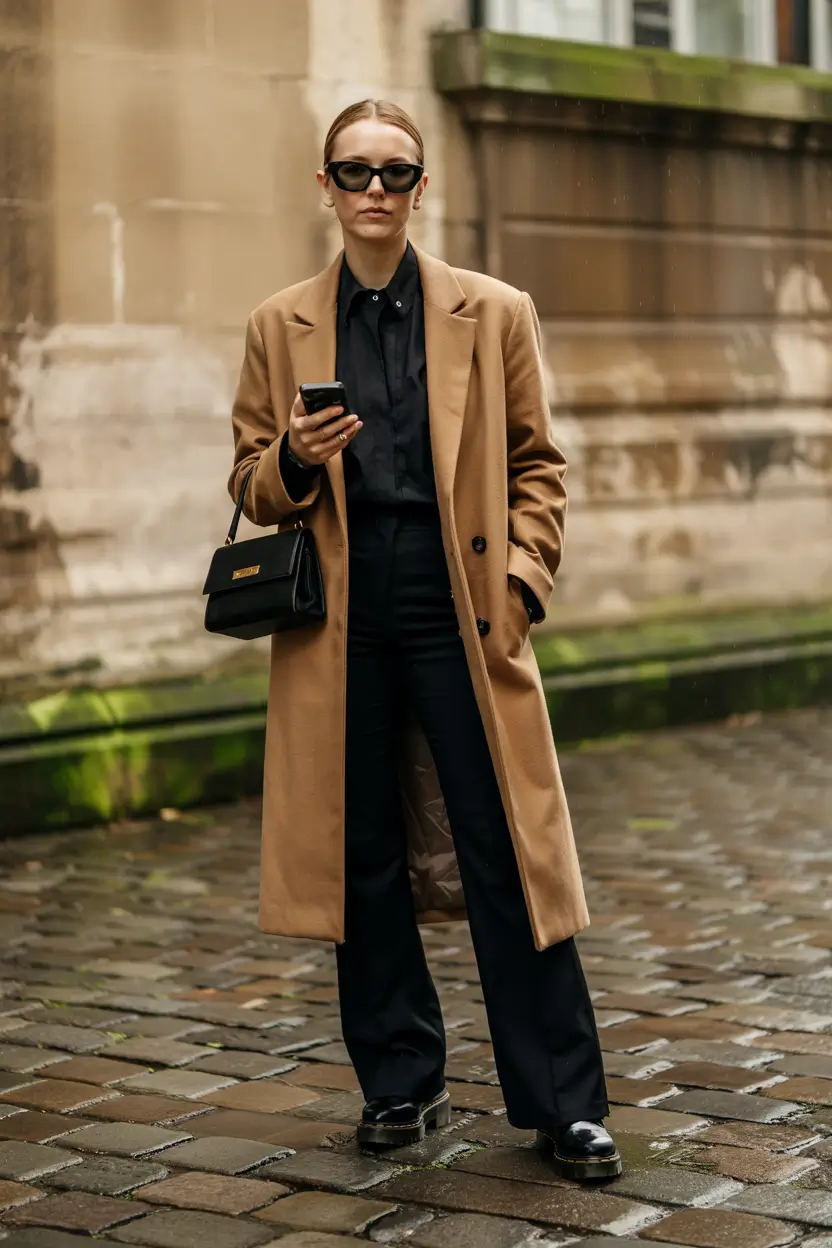 nyc winter outfits street style chic Neutral Power Moves
