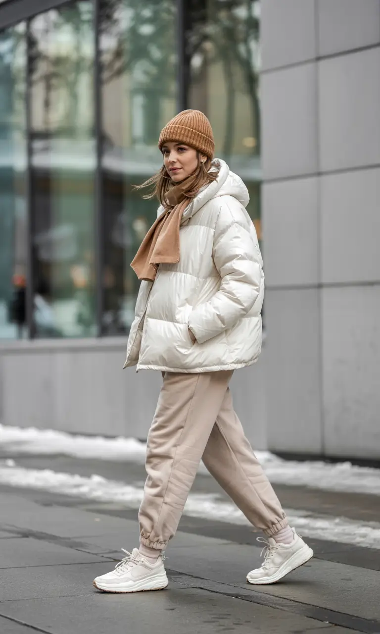 nyc winter outfits street style casual Warm Neutrals with a Cozy Twist
