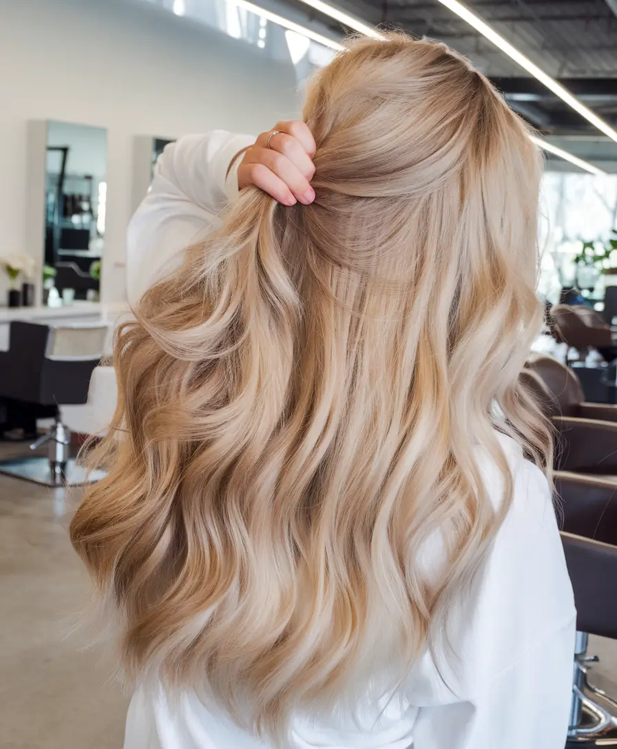 hair colors for winter blonde Honey Beige Waves