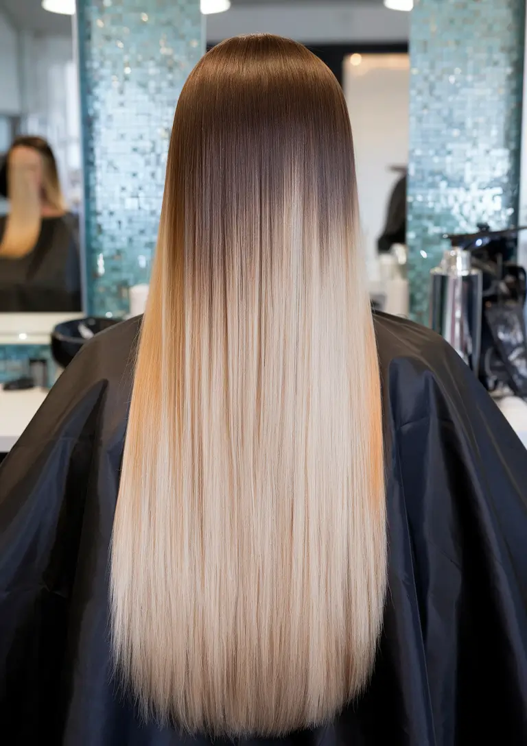 hair colors for winter blonde Champagne Ombre Luxe