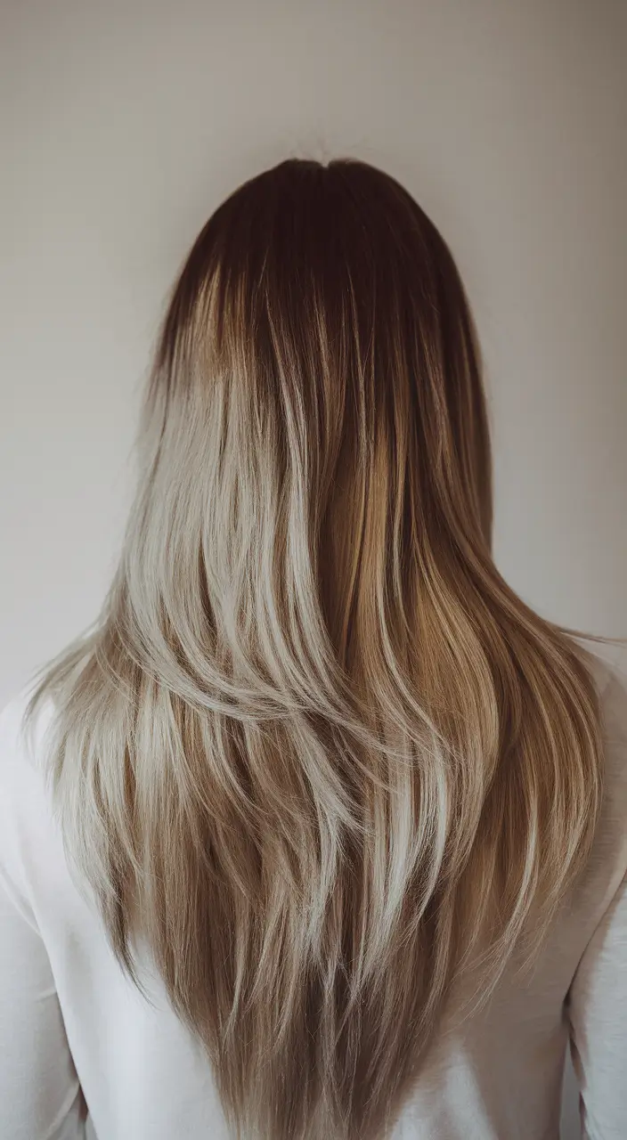 hair colors for winter cool Cool Ash Brunette Layers