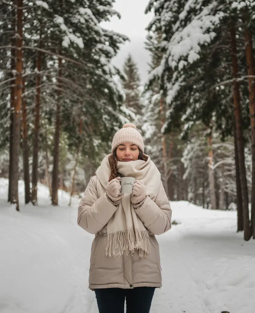 trendy winter outfits 2025 Winter Whites and Cozy Layers