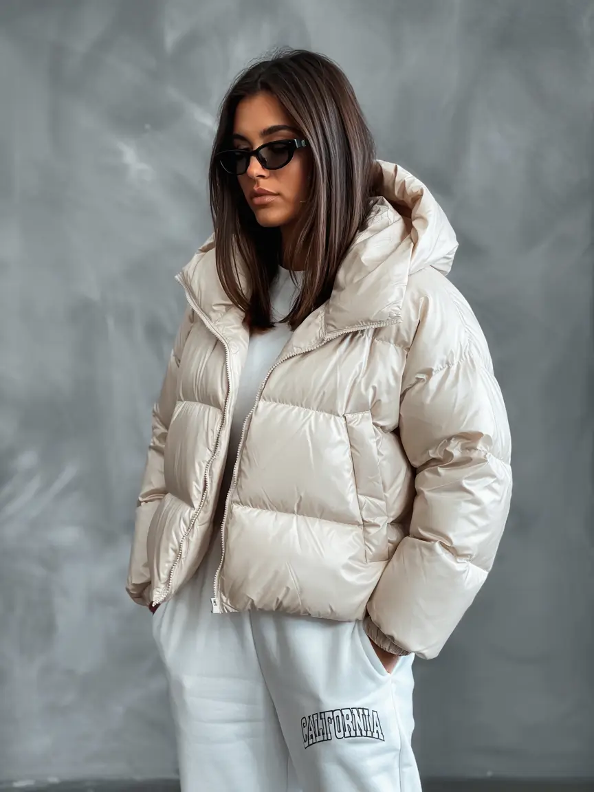 trendy winter outfits for women 2025 Urban Puffer Ease