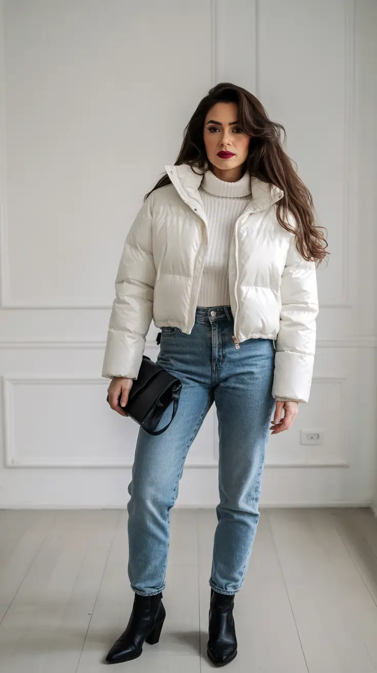 trendy winter outfits 2025 Minimalist Chic in White