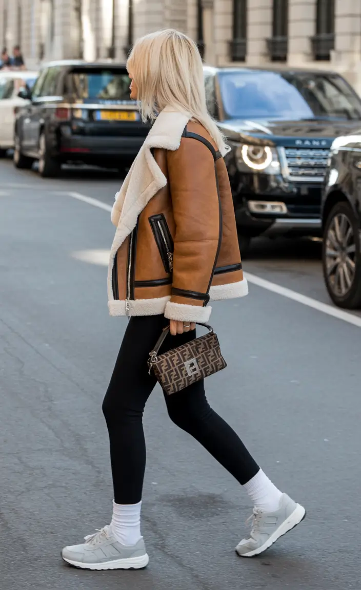 winter fashion outfits casual Street-Ready Shearling Cool