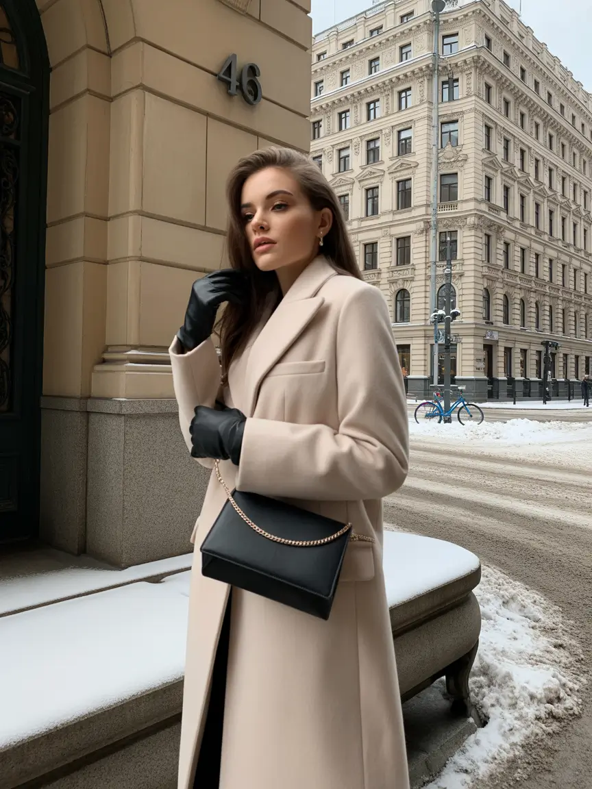 winter work outfits for women cold Winter Luxe Neutrals