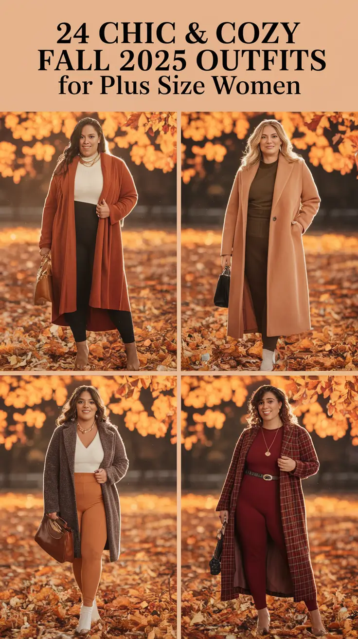 Chic & Cozy Fall 2025 Outfits for Plus Size Women: Inspo for Every Occasion