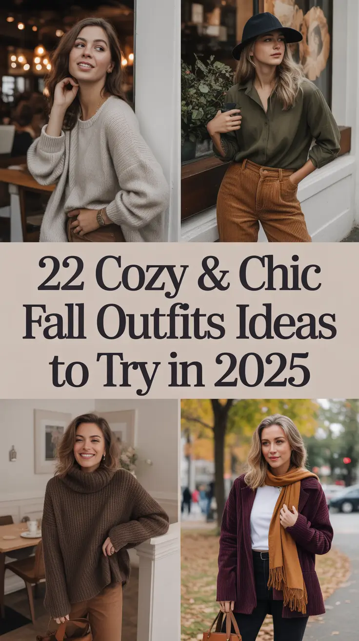 Cozy & Chic Fall Outfits Ideas to Try in 2025: Inspo for Every Aesthetic