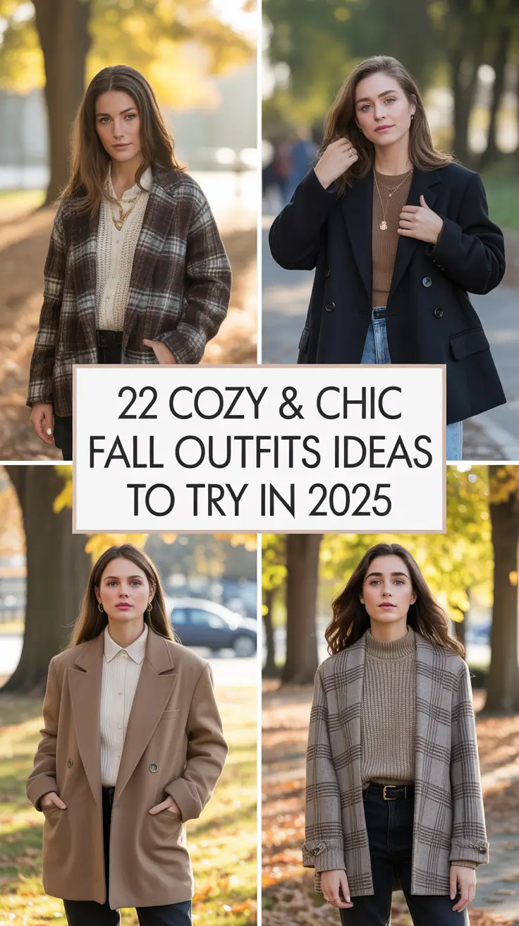 Cozy & Chic Fall Outfits Ideas to Try in 2025: Inspo for Every Aesthetic