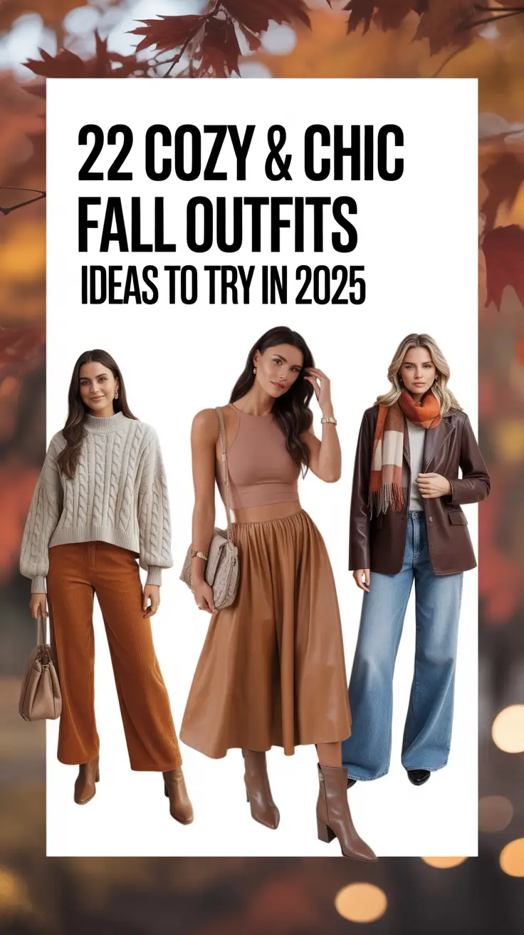 Cozy & Chic Fall Outfits Ideas to Try in 2025: Inspo for Every Aesthetic