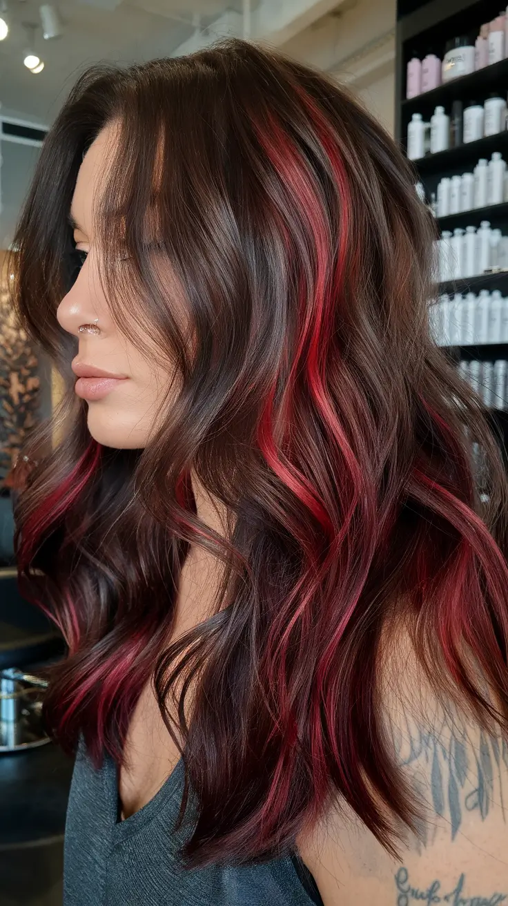 Trends 2025 red Cherry Cola Ribbons on Dark Chocolate Base