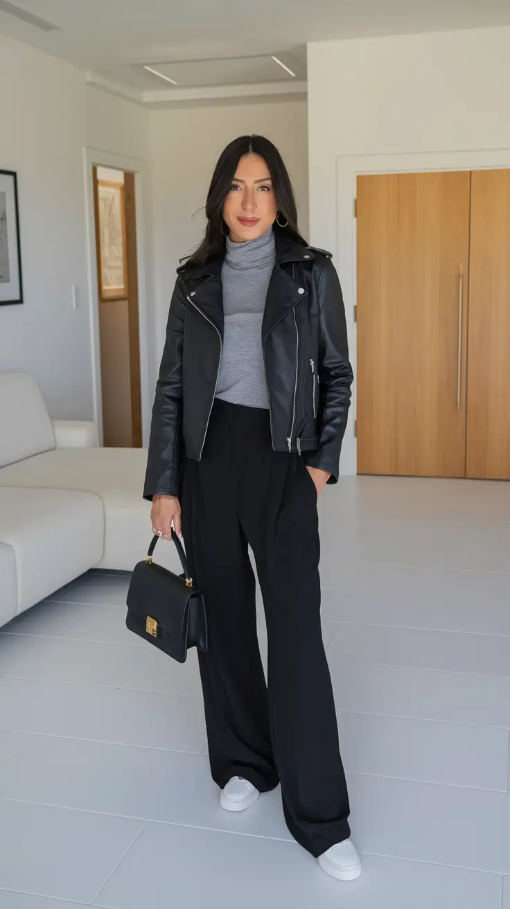 2025+Leather Layers with Casual Cool