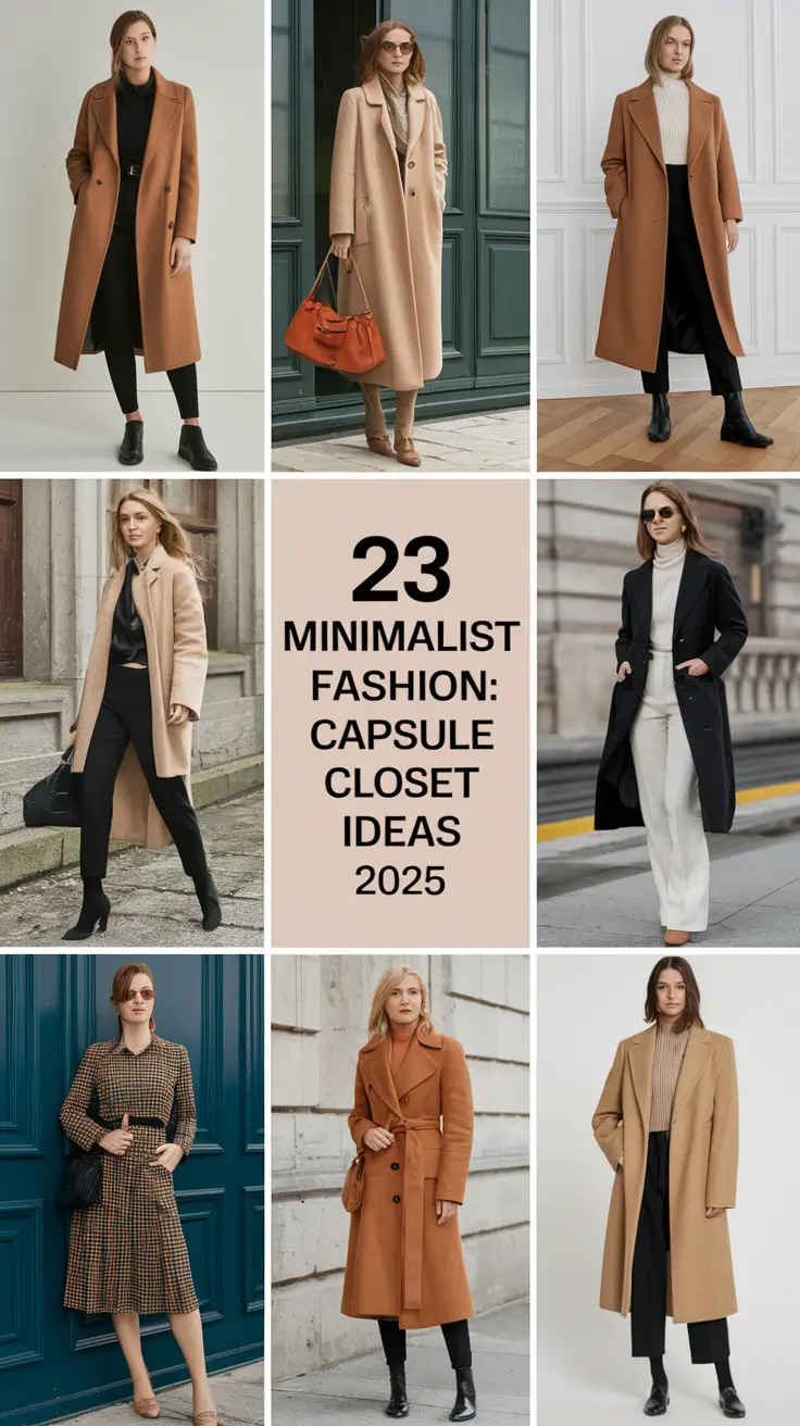 Minimalist Fall Fashion: Capsule Closet Ideas 2025 for Timeless, Chic Style