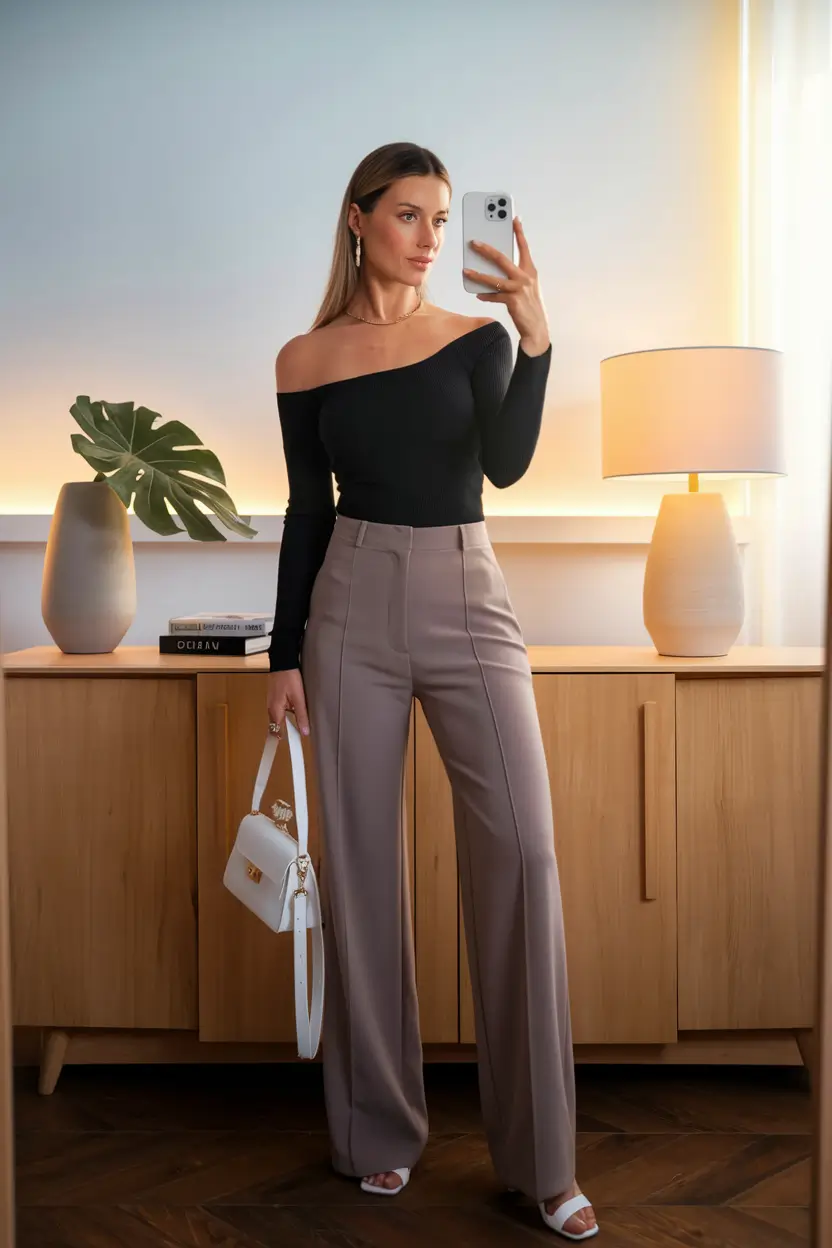 fall business casual outfits office wear Understated Power with a Soft Shoulder