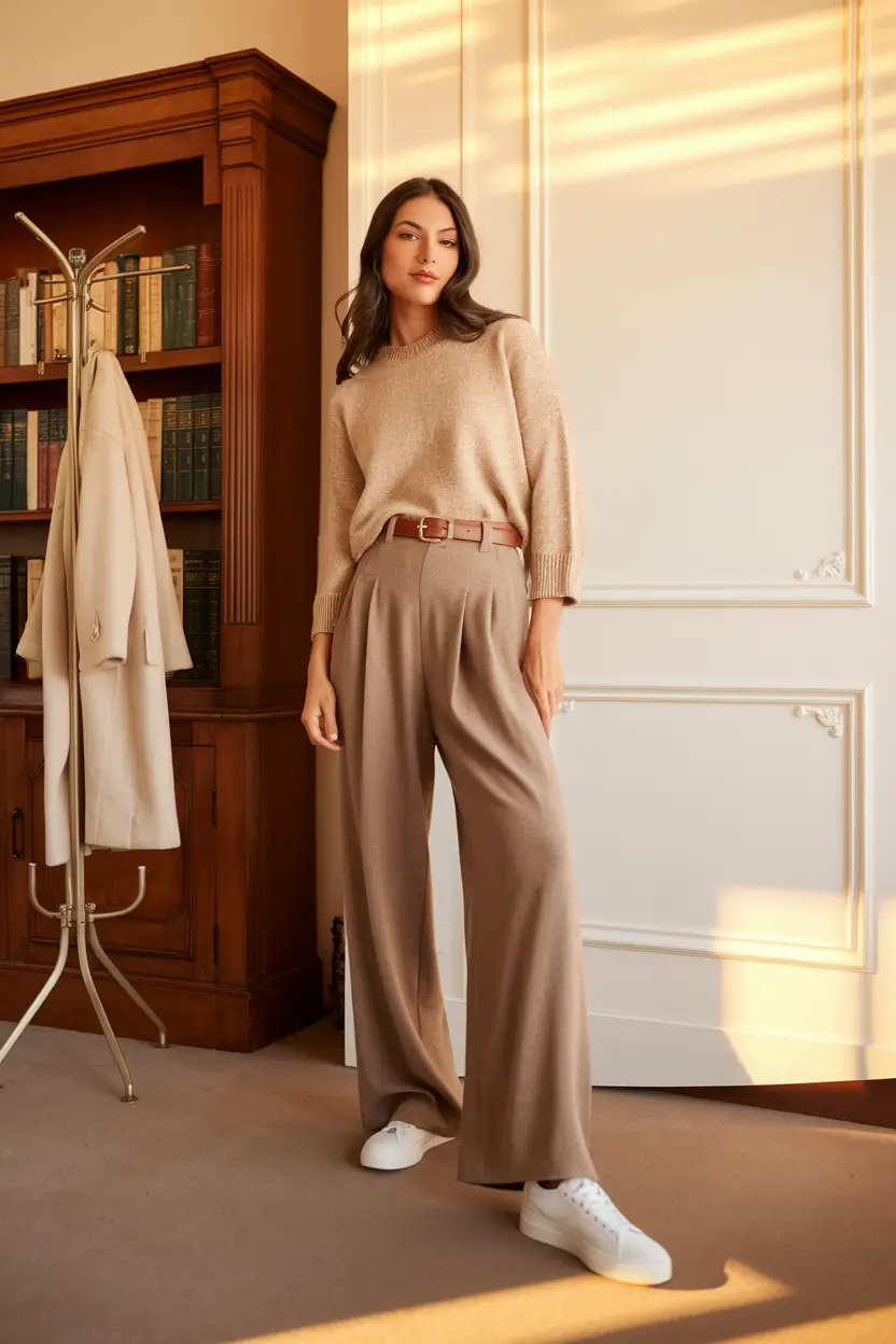 fall business casual outfits for work The Neutral Luxe You Didn't Know You Needed
