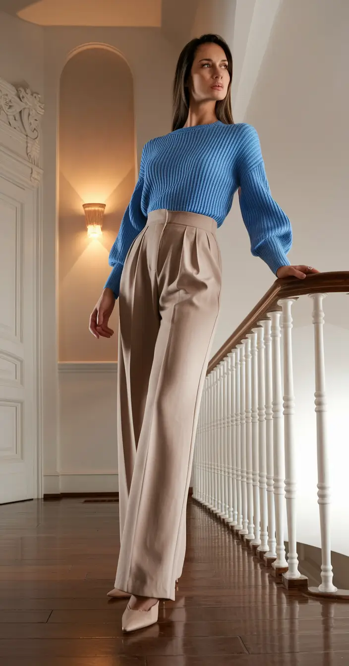 fall business casual outfits Color Pop with Tailored Calm