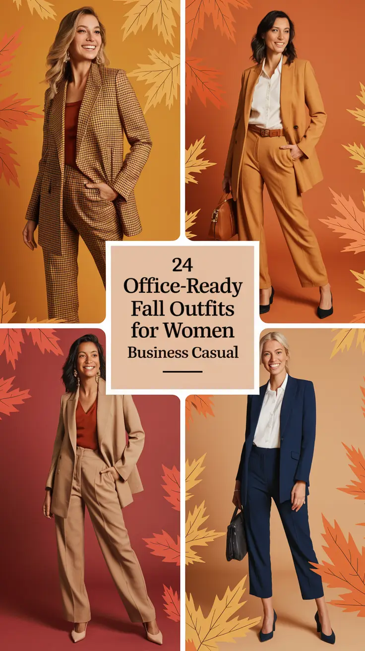 Office-Ready Fall Outfits for Women – Business Casual 2025 Ideas You’ll Actually Want to Wear