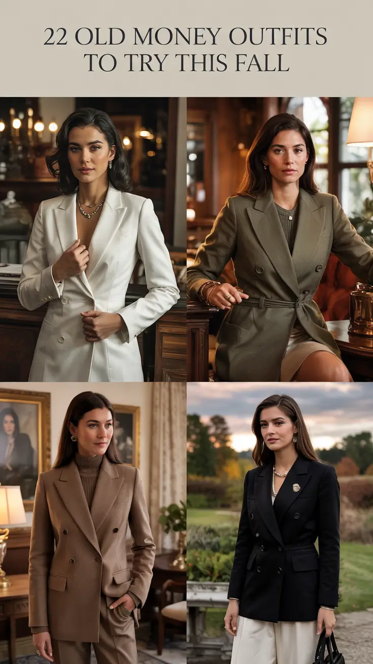 Old Money Outfits to Try This Fall 2025: Timeless Looks with Modern Charm
