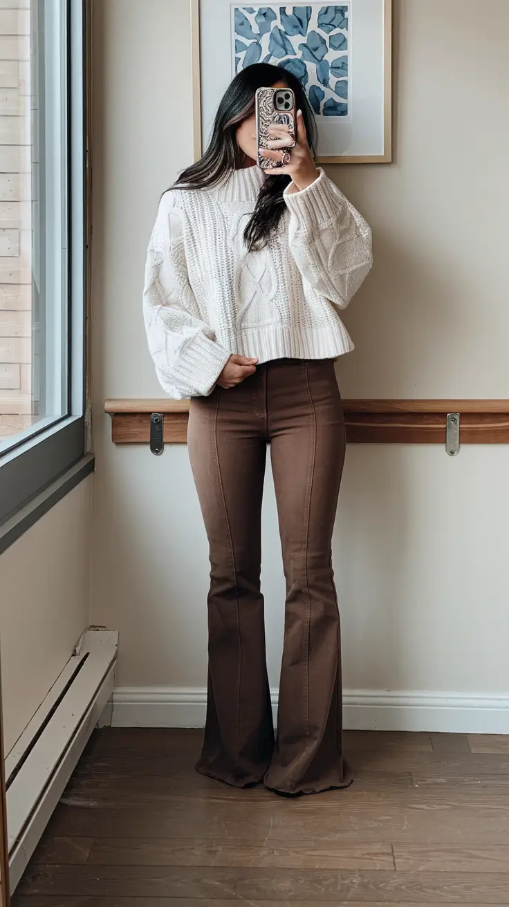 autumn outfits aesthetic Chunky Knits and Coffee Tones