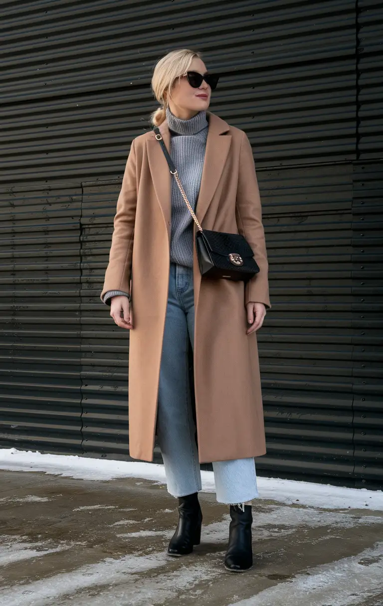 autumn outfits 2025 women trends Timeless Neutrals Big Coats Energy
