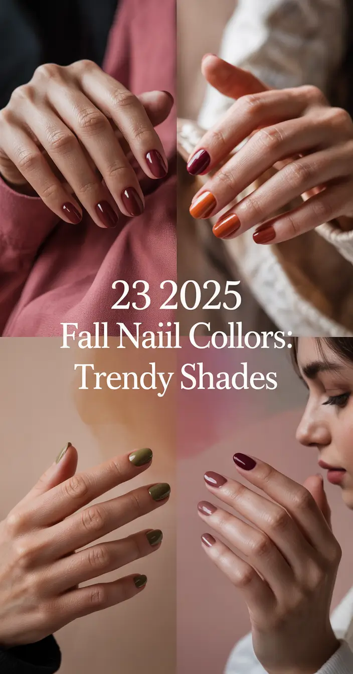 2025 Fall Nail Colors: Trendy Shades You’ll Want This Autumn