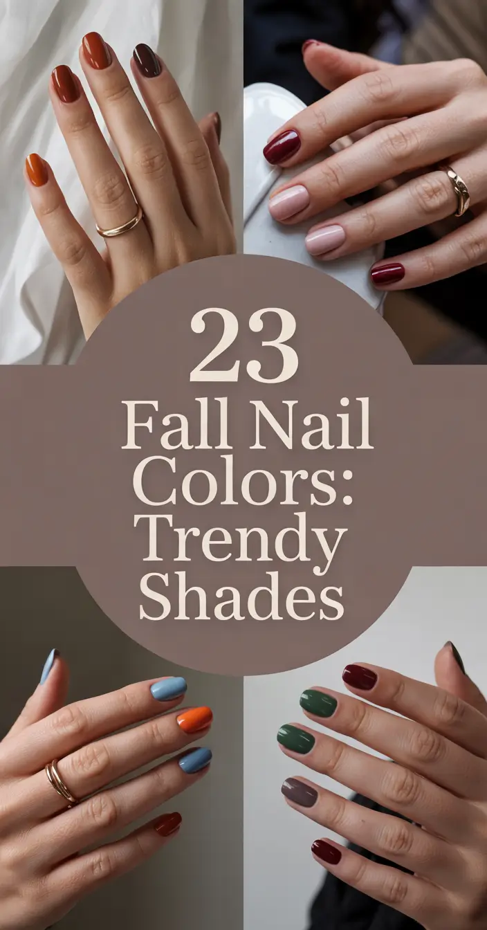 2025 Fall Nail Colors: Trendy Shades You’ll Want This Autumn