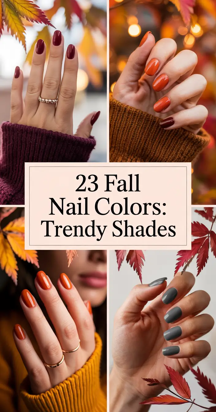 2025 Fall Nail Colors: Trendy Shades You’ll Want This Autumn