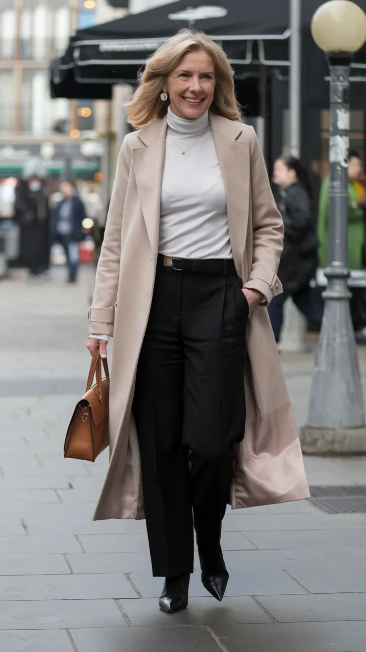 cute fall outfits for women Polished Monochrome Elegance