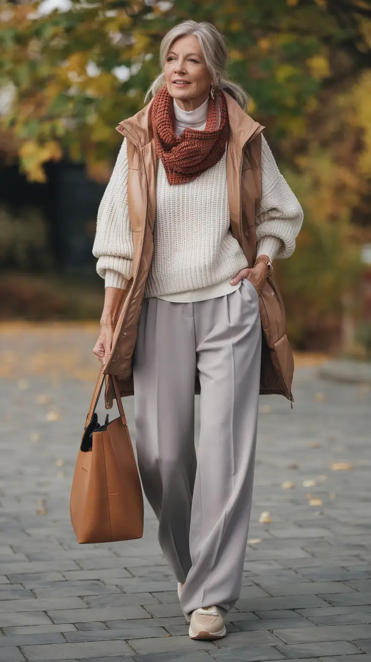 cute fall outfits for women Layered Comfort for Golden Autumn Days