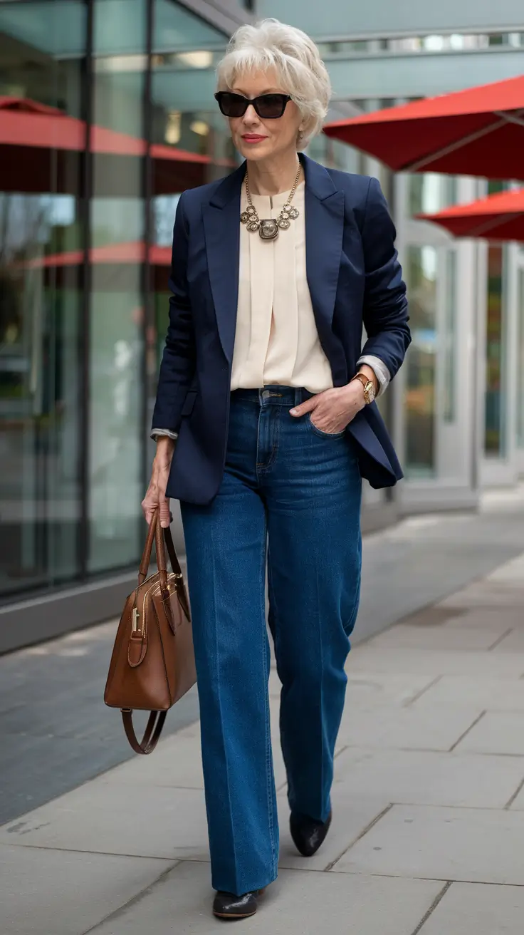 cute fall outfits for women Modern Power Dressing with Denim