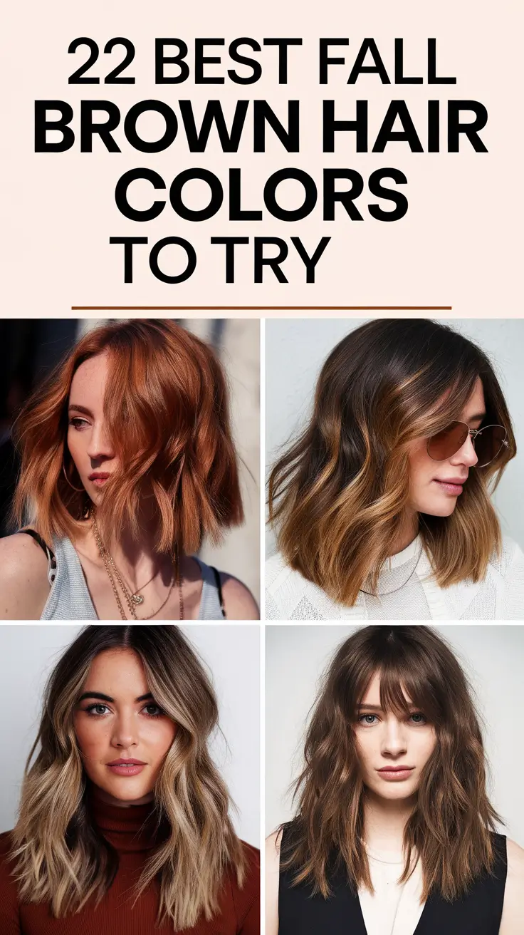 Best Fall Brown Hair Colors to Try in 2025: Pretty Brunette Ideas for Every Vibe