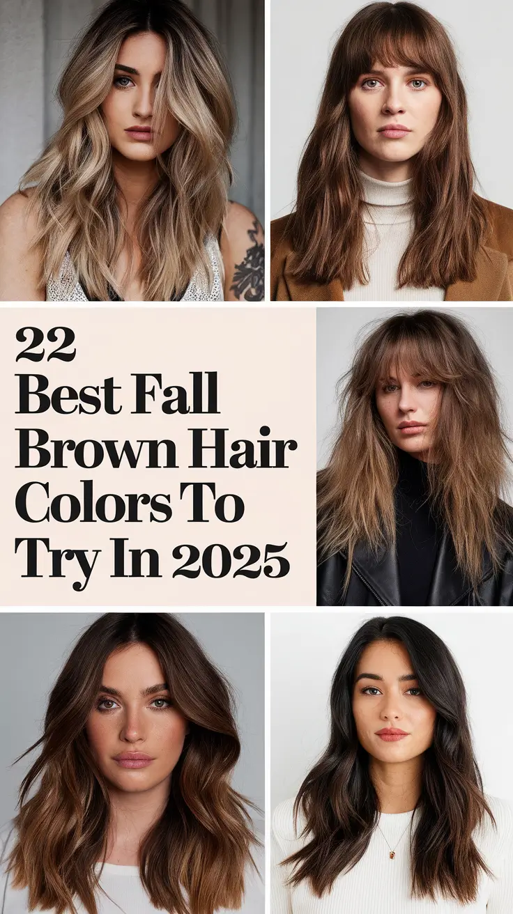 Best Fall Brown Hair Colors to Try in 2025: Pretty Brunette Ideas for Every Vibe