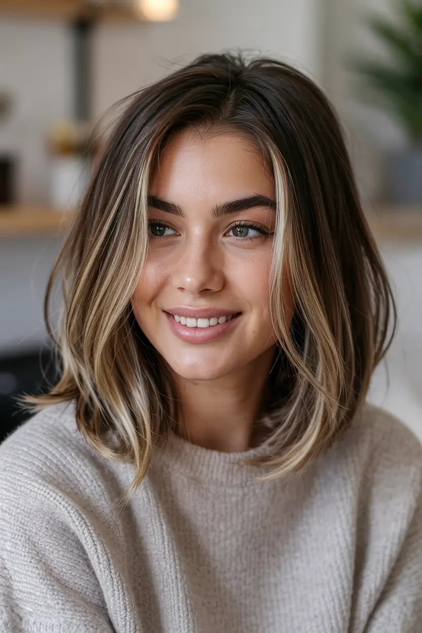 fall hair color for blondes short Modern Blunt Bob with Lived-In Blonde