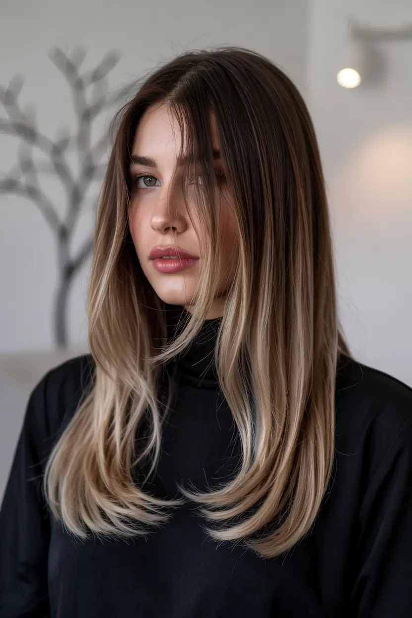 fall hair color for blondes 2025 layered dimension with money piece