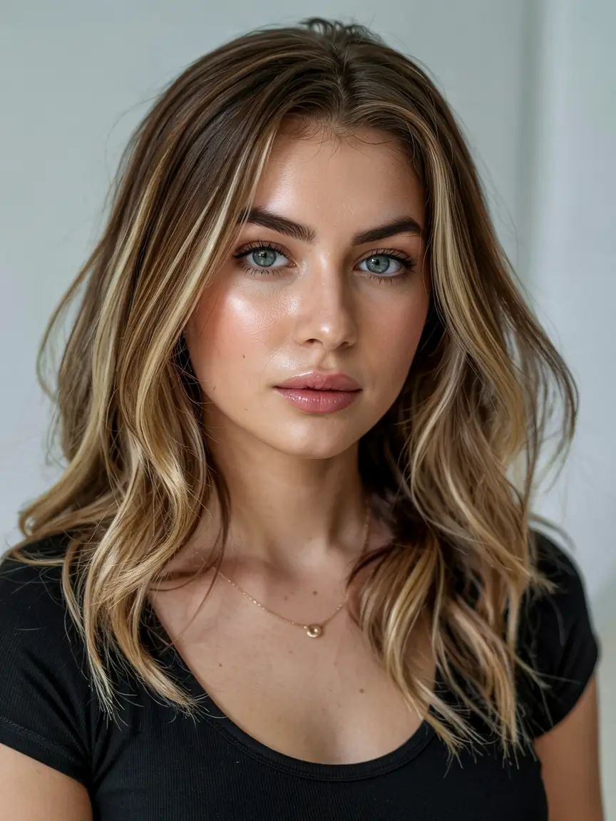 fall hair color for blondes balayage Face-Framing Blonde with a Money Piece