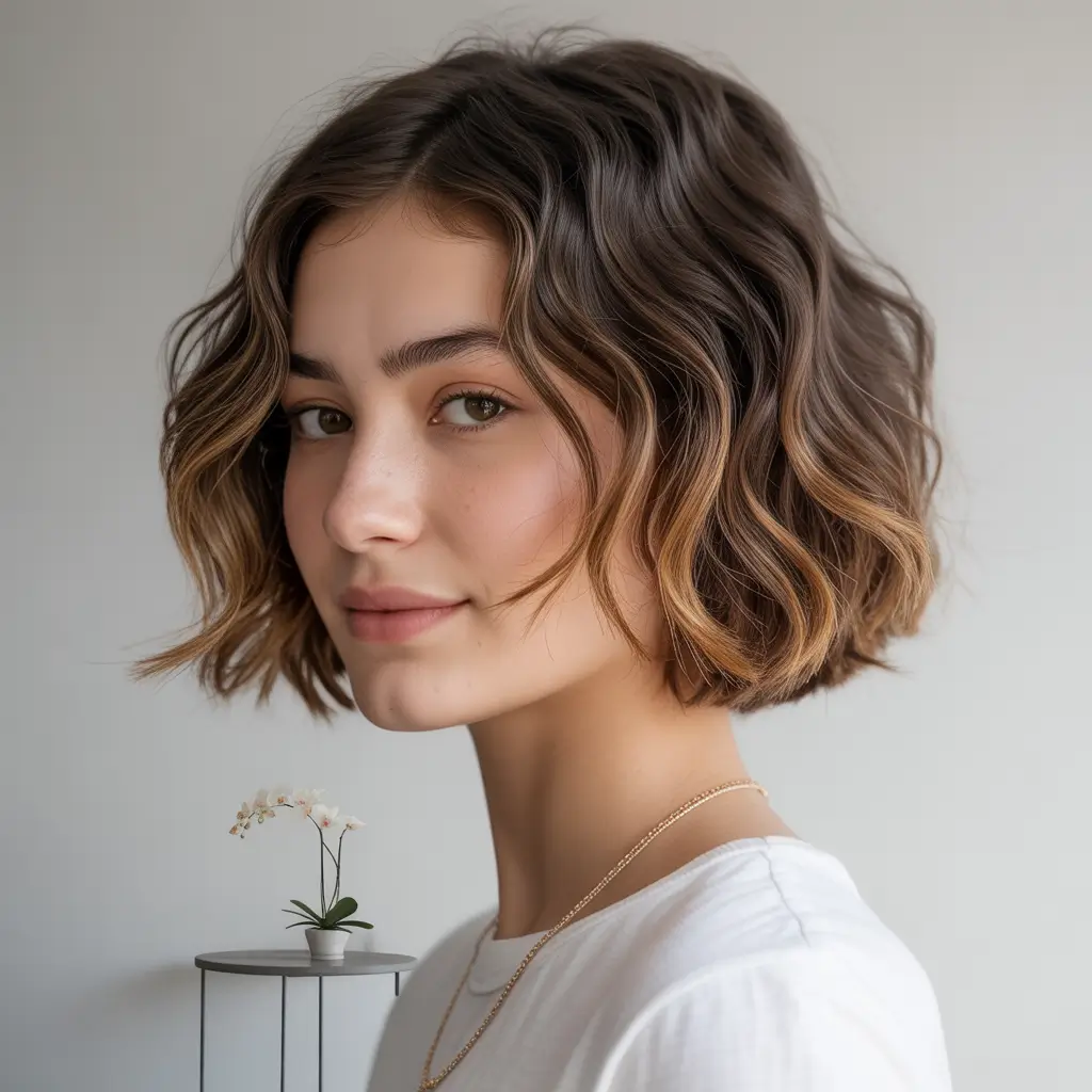 fall-bob-haircut-curved-waves-golden-light-ends