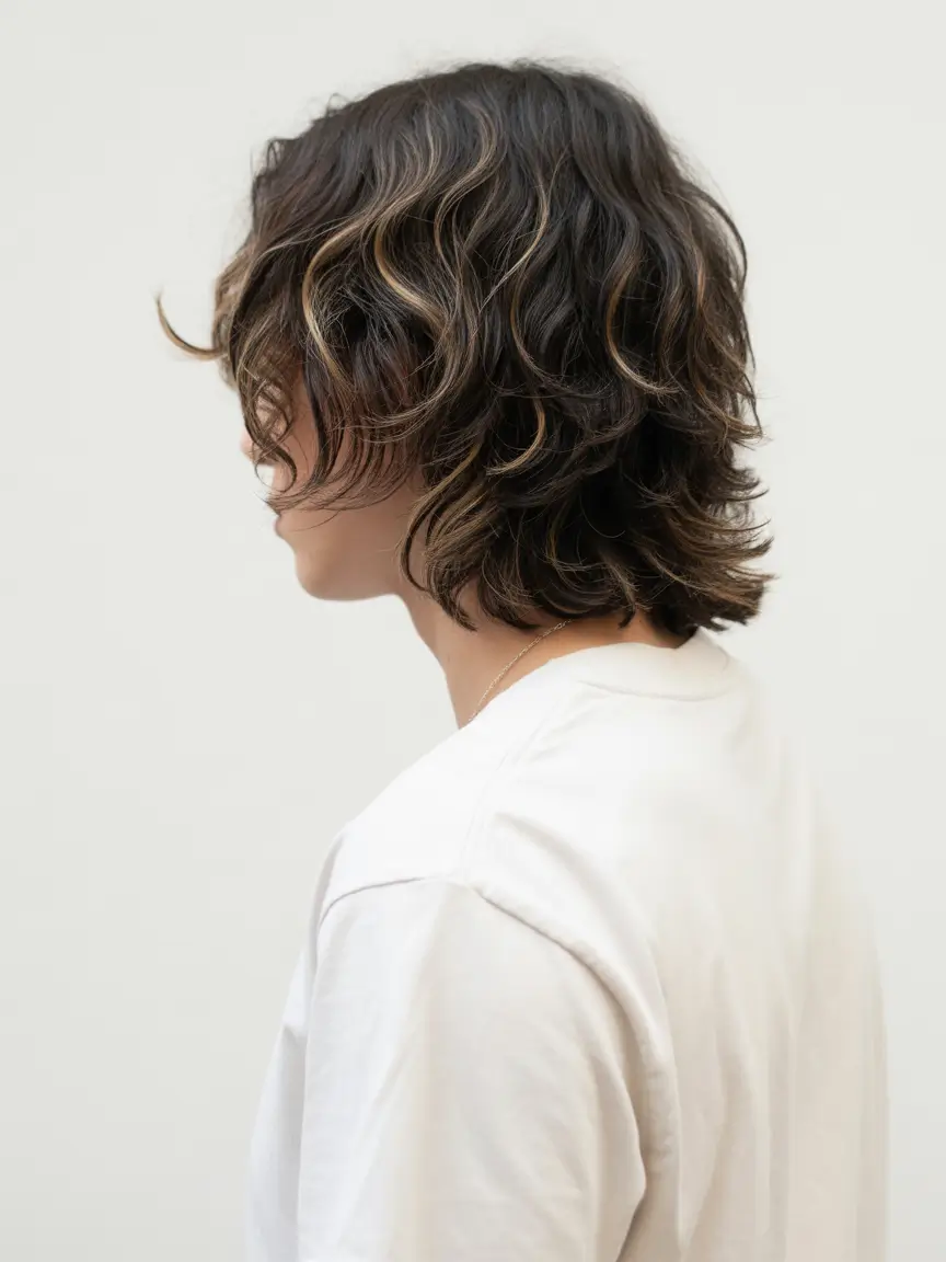 fall-bob-haircut-Textured-Layers-With-Caramel-Touches