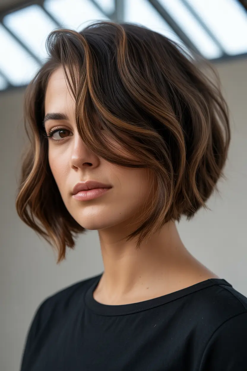 fall-bob-haircut-jaw-length-volume-caramel-strands