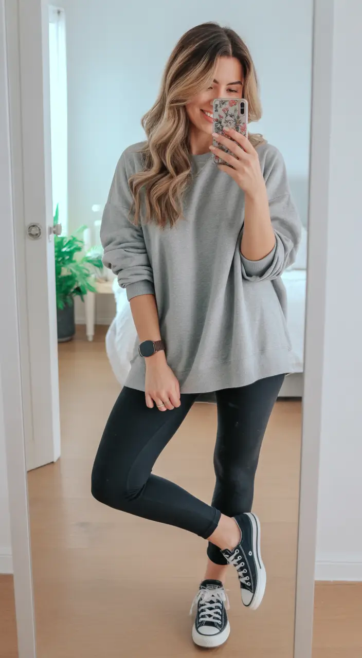 mom outfits for fall The Minimalist Errand Queen