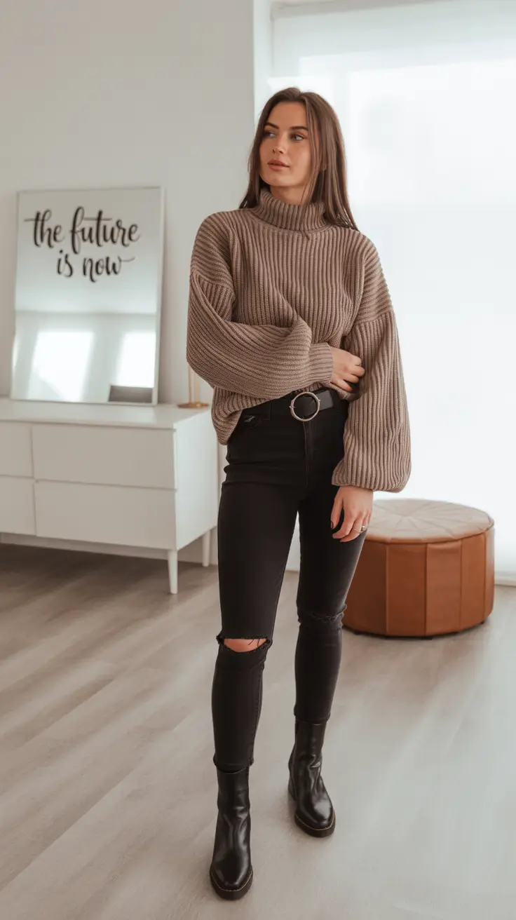 mom-outfits-for-fall-Warm-Mocha-Vibes-with-a-Little-Edge
