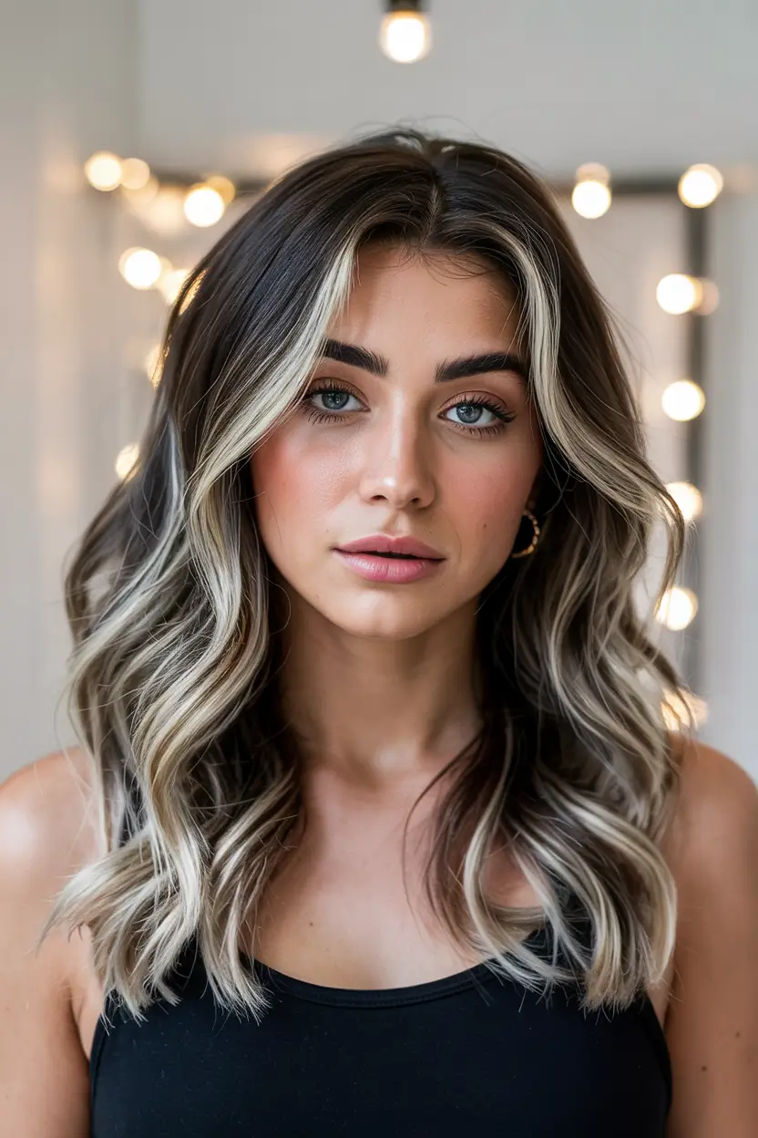 haircuts Face-Framing Contrast Highlights