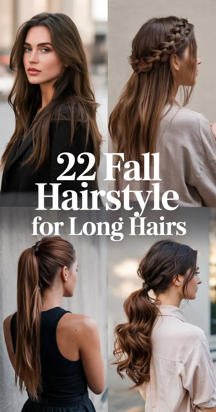 Fall hairstyle for long hairs 2025: Easy & Cute Ideas to Try This Season