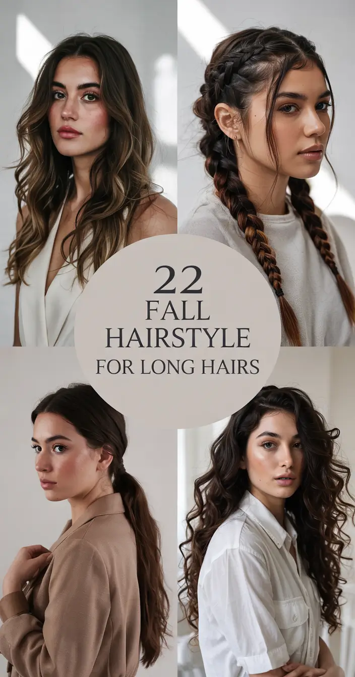 Fall hairstyle for long hairs 2025: Easy & Cute Ideas to Try This Season