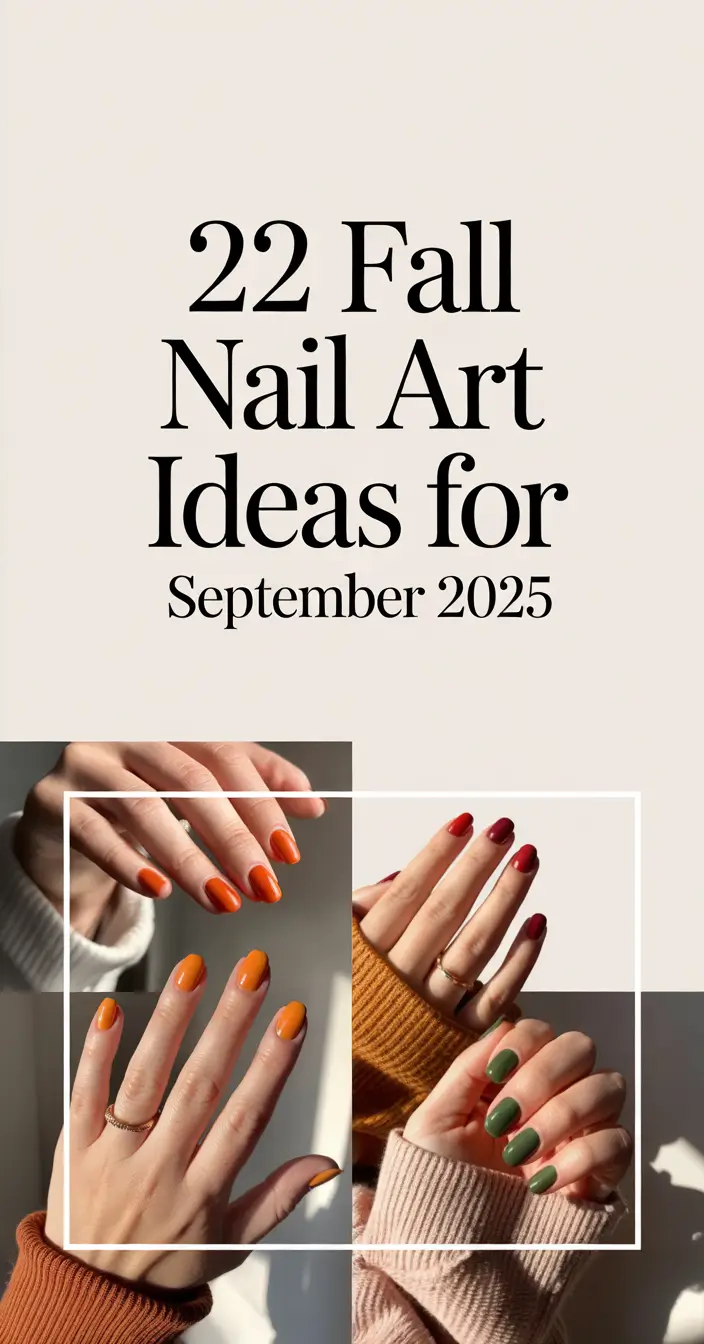 Fall Nail Art Ideas for September 2025 – Trendy & Cute Designs to Try