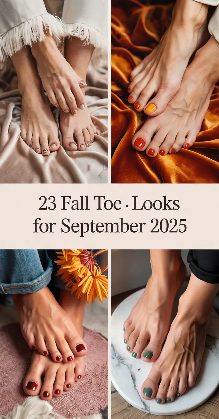 Fall Toe Nail Looks for September 2025 — Chic Colors & Trendy Designs