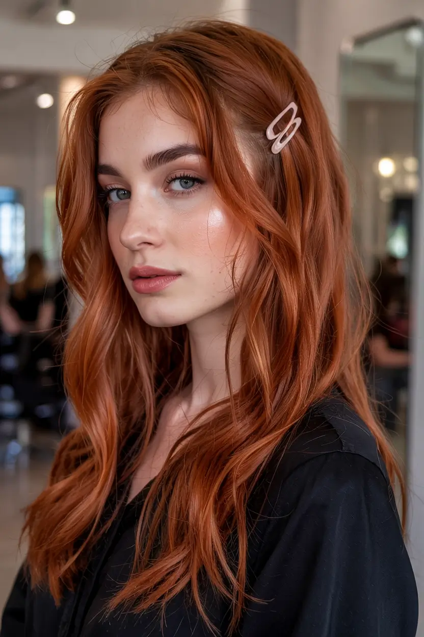 september hair color ideas Copper Glow