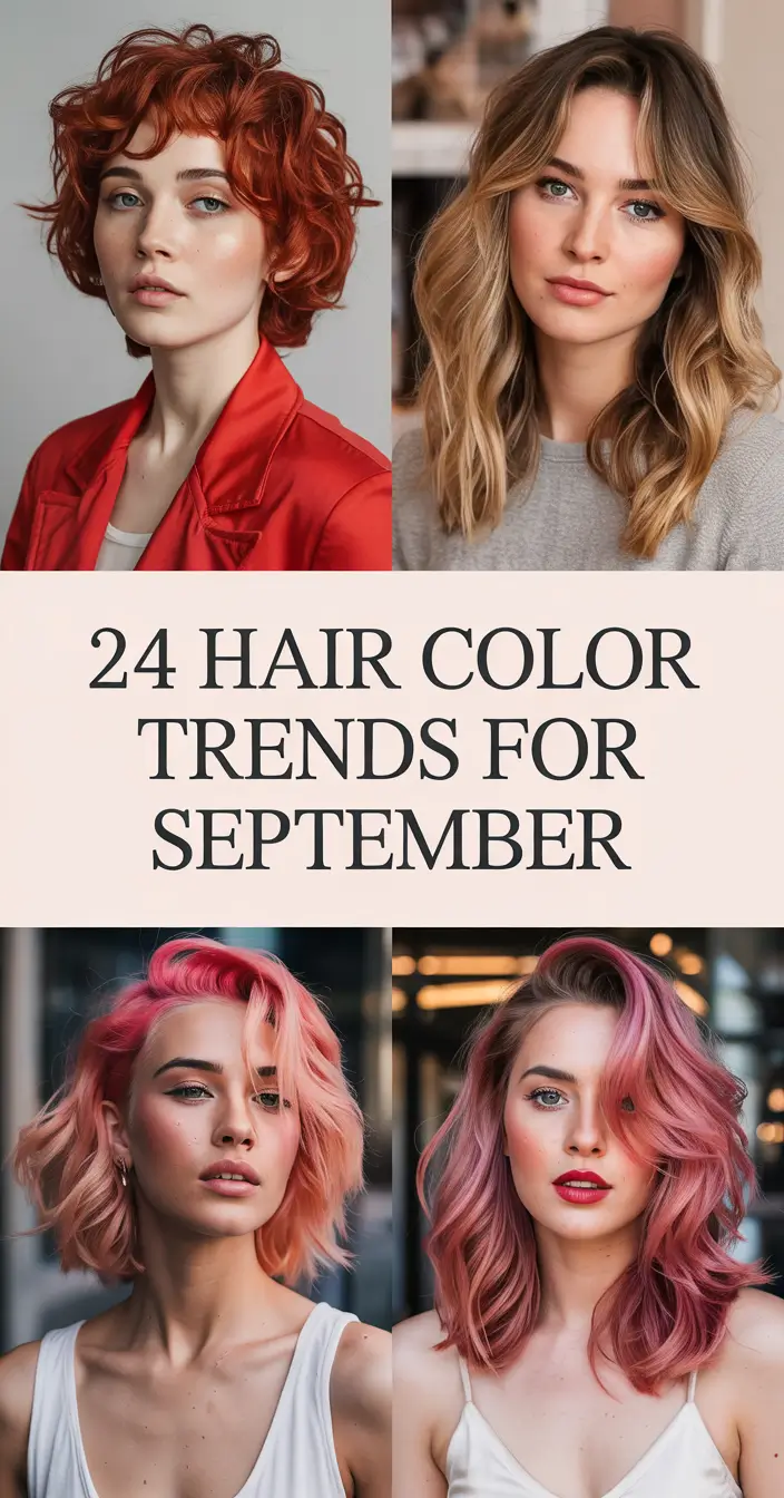 Hair Color Trends for September 2025 – Best September Hair Color Ideas Blonde & Brunette